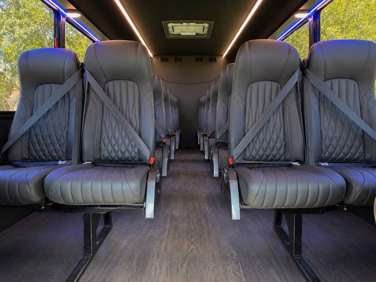 18 passenger minibus inside