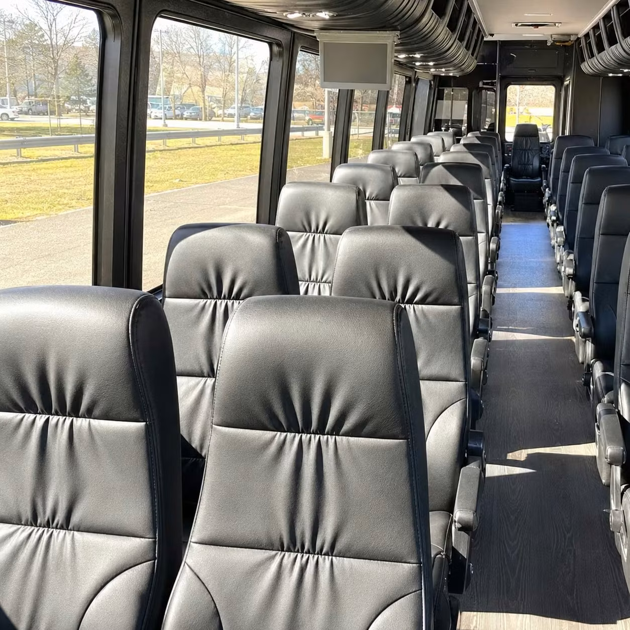 25 passenger minibus interior