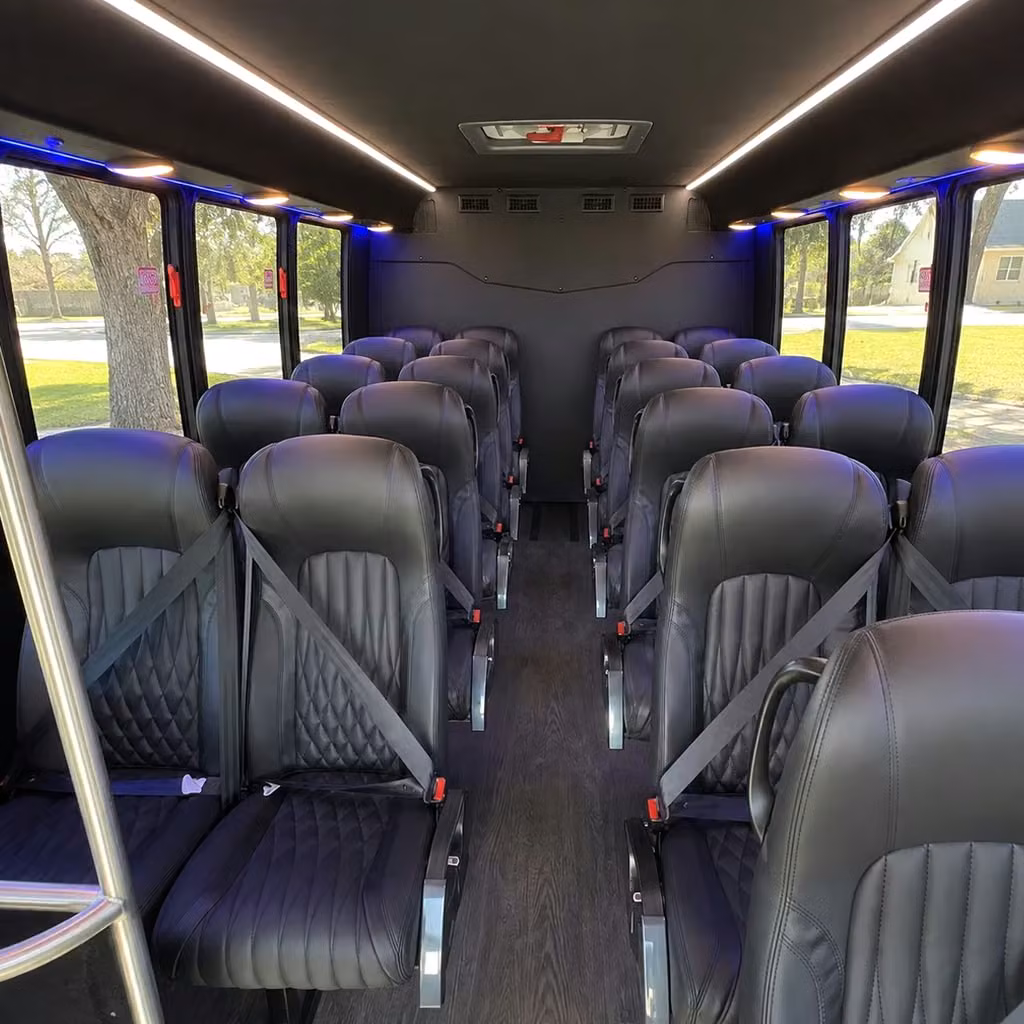 30 passenger minibus inside