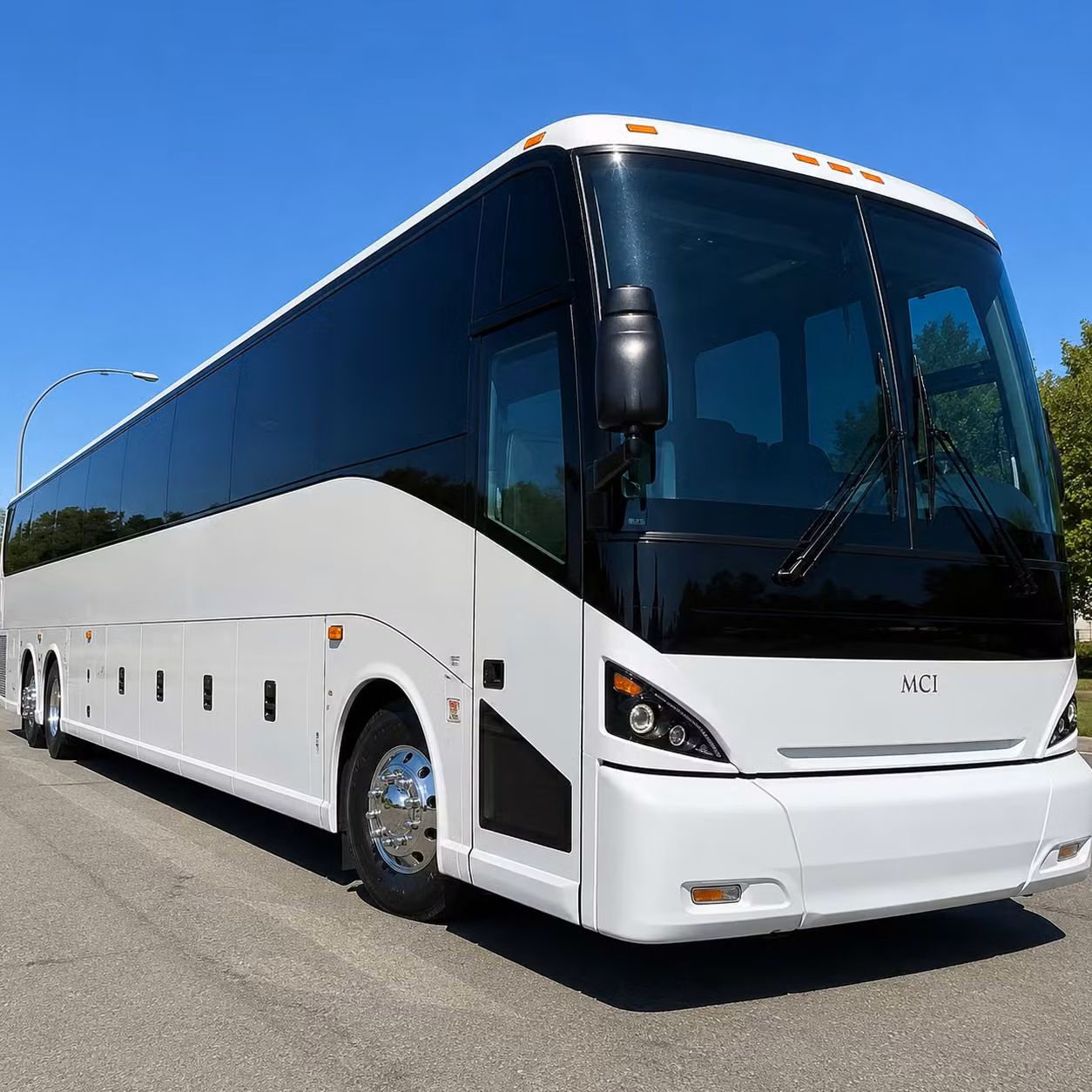 56 passenger charter bus